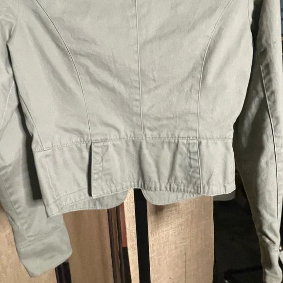 LC Lauren Conrad Gray Utility Jacket with Structured Silhouette - Picture 7 of 8